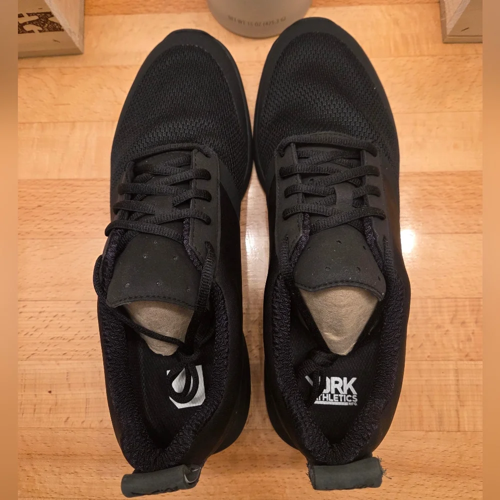 York Athletics The Henry Sneakers Triple Black Mens Size 11